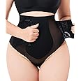 KASTWAVE Shapewear Thong, Plus Size Tummy Shaper Panties with High Waisted, Butt Lifter Waist Trainer, Seamless Slimmer Panty for Women for weddings, parties, proms, and everyday wear