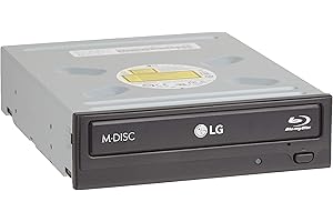 ‎LG LG Electronics WH16NS40 16X Blu-ray/DVD/CD Multikompatibles internes SATA-Rewriter-Laufwerk, BDXL, M-DISC-Unterstützung, Schwarz