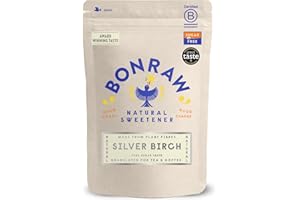 BONRAW Silverbirch Natural Xylitol Sugar 1KG - Alternative Sugar Sweetener - Great Natural Replacement for White Sugar