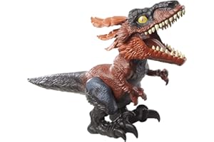 Mattel Jurassic World - Dominion Uncaged Creature Ruggenti, Dinosauro Piroraptor, con movimenti interattivi e suoni che si attivano al tocco, Giocattolo e regalo per Bambini 5+ Anni, GYW89