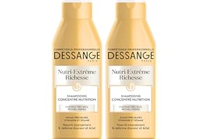 Dessange Nutri-Extrême Richesse szampon do włosów suchych, bardzo suchych lub matowych, 250 ml, zestaw 2 szt