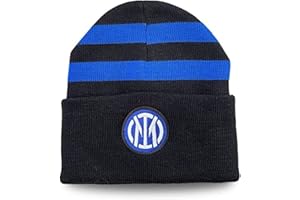 Inter - Cappellino con Ribalta Nuovo Logo, Diverse Colorazioni, Cappellino Calcio Unisex - Adulto