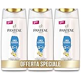 Pantene Pro-V Shampoo e Balsamo e Trattamento, Linea Classica 3 in 1, per Capelli Sani e Lucenti, Nutre in 1 Solo Passaggio, 