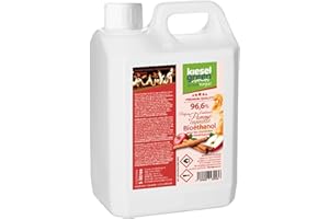 KieselGreen Bioéthanol 5 litres avec Parfum pour Cheminée à l'éthanol - Bioéthanol comme Parfum d'ambiance - Parfum pour Cheminée à l'éthanol Bio intérieur ou feu de Table au Bioéthanol