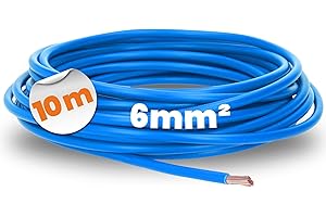 Câble LAPP H07V-K - 10 m - 6 mm² - Flexible - Bleu
