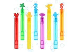 LOMIMOS Mini Bulle de Savon, 16 Bulles de Savon Enfant, Tube Bulle Bubble pour Fête, Jeu, Anniversaire, Mariage