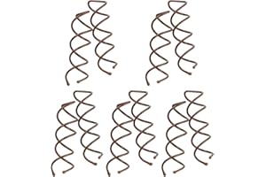 BIBITI 10 espirales para el pelo, horquillas en espiral, horquillas para el pelo, espirales pequeñas, espirales, broches, horquillas en espiral, horquillas en espiral, antideslizamiento, para diferentes