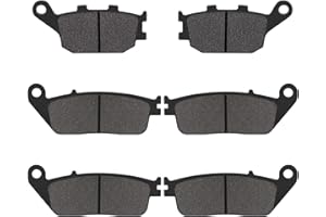 SOLLON Pastiglie freno anteriore e posteriore per KAWASAK Z750 (ZR750L) 2007-2011 Z750 ABS (ZR750M) 2007-2011 Z 650 ER650 2017-2020 KLE650 Versys 650 2016-2021