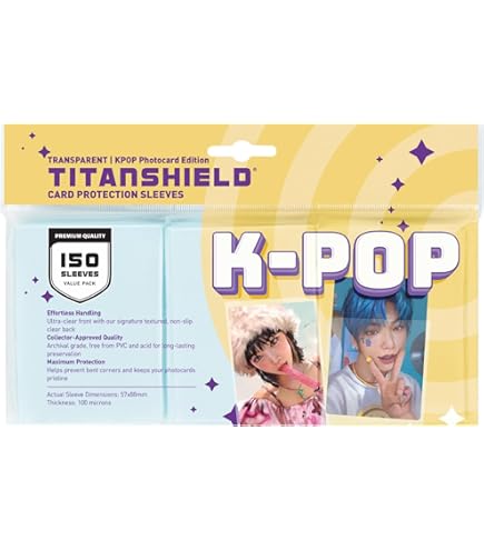 andu Deco Kpop - Fundas para tarjetas fotográficas de polipropileno