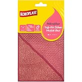 Koroplast Mikrofiber Yağ & Kir S&ouml;k&uuml;c&uuml; Mutfak Bezi Tekli, &Ccedil;ift Taraflı Hızlı Kuruyan Mikrofiber Mutfak Temizlik Bezi 30x30 cm,