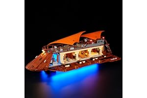 BRIKSMAX Kit de iluminación LED para Lego Star Wars Barcaza Velera de Jabba - Compatible con Lego 75397 Building Blocks Model- No incluir el Conjunto de Lego