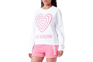 Love Moschino Bluza sportowa Kobiety Regular Fit Roundneck bluza