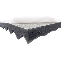 Piramideschuim, akoestisch schuim, zelfklevend, 100x50x5 cm