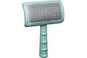 TAURO PROLINE - Spazzola classica | Spazzola premium per cani e gatti con un cuscino morbido e flessibile e impugnatura antiscivolo. | Include: 1 spazzola per la toelettatura in menta, dimensioni: