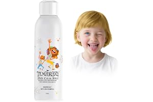 Guld tillfällig hårfärgsspray för barn, silver omedelbart hårfärgsalternativ för pojkar flickor tonåringar män kvinnor, snabb styling för fest jul halloween, tvättbar, 150 ml