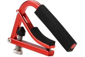 Shubb Capodastres L1red Acier Cordes Capodastre pour guitare – Rouge