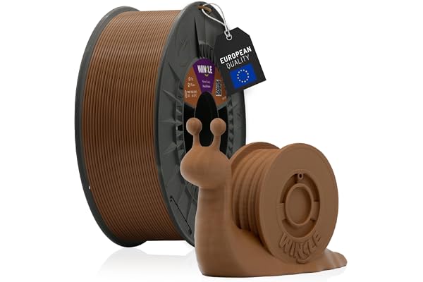 WINKLE Filament PLA HD 1.75mm Brun Acacia pour Impression 3D, Bobine PLA 300g, Filament Imprimante 3D, Matériaux d'impression 3D, Précision Dimensionnelle +/- 0.05mm, Facile à Imprimer