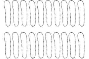 UOOOM 20 Stück Kugelketten-Verbinder aus Metall