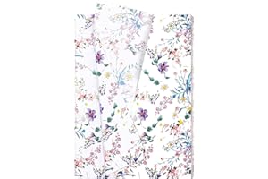 Jwssor Floral Tissue Paper,Flower Tissue,20sheets 50x35 Tissue Paper for Wrapping Gifts Birthday Party Wedding
