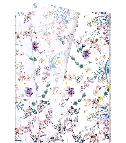 Jwssor Carta Velina Foglie Di Eucalipto – 30 Fogli 50x35 Cm, Stampa Botanica, Per Regali E Fai Da Te