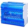 Heavy Duty Bus Bar Power Distribution Box, Terminal Block Din Rail Distribution Box 4 Level Single Phase Terminal Blocks for Electrical Engineering