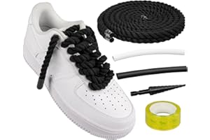 Endoto Lacets corde pour Air Force 1 chaussures Sneaker, Lacet Gros ronds épais, big rope chunky laces Shoelaces