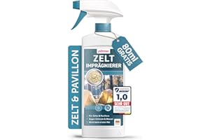 PLINTEX® Zelt & Pavillon Imprägnierung 580ml - Imprägnierspray für Zelte, Markisen, Sonnenschirm oder Pavillons - effektiver Flächen- & Nahtdichter für Zelte - dermatologisch getestet & atmungsaktiv