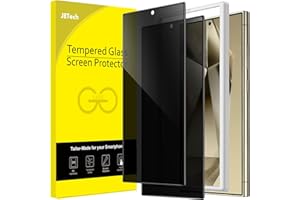 JETech Ochraniacz Ekranu Prywatność dla Samsung Galaxy S24 Ultra 5G 6,8 Cala, Film ze Szkło Hartowane Antyszpieg z Narzędzie Łatwej Instalacji, 2 Sztuki
