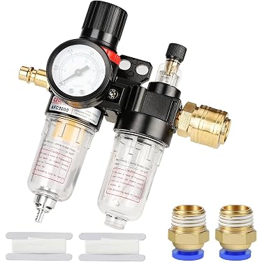 High-Flow Luftdruckregler Mit Manometer – 0–140 PSI, 1/4″ NPT, Metallkonstruktion, Blau, Für Druckluftwerkzeuge & Farbspritzpistolen High-Flow Luftdruckregler Mit Manometer – 0–140 PSI, 1/4″ NPT, Metallkonstruktion, Blau, Für Druckluftwerkzeuge & Farbspritzpistolen