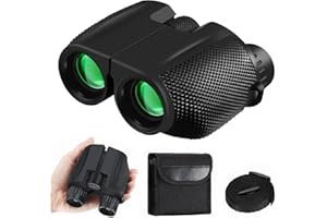 AFANEEP Binocolo, Binocolo Professionale con Obiettivo FMC e BAK4-10x25 Binocolo Professionale Potente Binocolo Professionale Compatto Binocolo Zoom