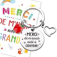 Carnet “Merci De M’avoir Aidé à Grandir” - Cadeau Remerciement Pour Maîtresse, ATSEM, Nounou