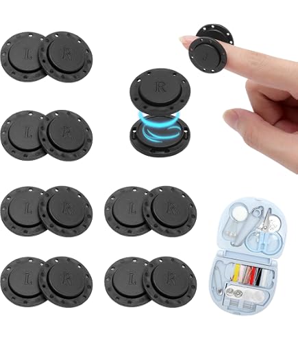 Lot de 20 fermoirs magnétiques pour sac à main, kit de remplacement de bouton magnétique pour couture, artisanat, sacs à main, sacs, vêtements, cuir (doré Lot de 20 fermoirs magnétiques pour sac à main, kit de remplacement de bouton magnétique pour couture, artisanat, sacs à main, sacs, vêtements, cuir (doré