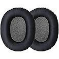 Be In Your Mind 1 Pair Earpads Replacement Set Black Ear Pads in Leather Foam Ear Cushions Set Soft Headphones Pads Replacement Compatible with Philips SHB7250 Earphones