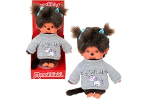 Bandai - Monchhichi - peluche - Licorne 20 cm - 80331
