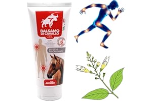 BULLTEK Baume de cheval, Gel Made in Italy Effet thermoactif pour douleurs articulaires, massage musculaire, testé dermatologiquement, apaisant, régénérant, antimicrobien