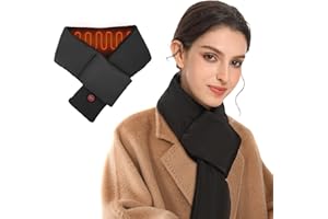 ‎AROMA SEASON AROMA SEASON Beheizbarer Schal mit 8h Akkulaufzeit und großer Heizfläche | Heizschal mit bequemen Polarfleece | Elektrischer Nackenwärmer