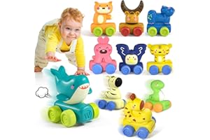 Uping Macchinine Cars Giochi per Bambini 1 Anno Gioco Bambino 2 Anni Regalo Bimbo 10 pcs