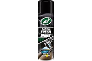 Turtle Wax 52863 Limpiador de interiores de plástico y salpicadero Fresh Shine, aroma a coche nuevo, 500 ml, protección antiestática de larga duración