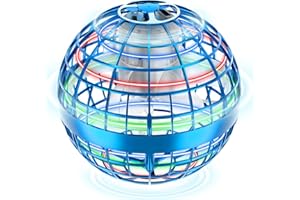 Korffe Fly Hand Spinner Drone Enfant,Boule Volante Lumineuse Cadeau Noel Jouet Garcon 6-18 Ans Jouet Fille 6-18 Ans Jeux Exterieur Enfant Drone Enfant 6-18 Ans