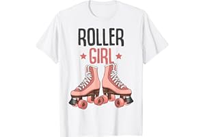 REGALI ROLLER GIRL & ROLLER DERBY Roller Girl Pattini a rotelle Pattinaggio Ragazza divertente Maglietta
