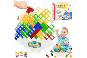 Shinybox Tetra Tower Gioco, 48 Pezzi Tetra Tower, Gioco di Equilibrio Blocchi di Costruzione Russsi, Blocchi di Costruzione Russi, Gioco Equilibrio Impilabili per Bambini e Adulti (48 Pezzi)