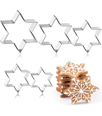 10-teiliges Stern-Ausstechformen-Set Für Weihnachtsbäume – Kreative Keksformen Aus Kunststoff