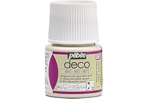 PEBEO Pébéo 204069 74 - Pintura acrílica (Mate, 45 ml), Color Blanco Envejecido