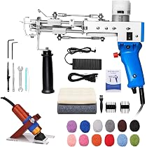 ZOWWFAST Kit de pistolet à touffeter pour tapis avec kit de débroussailleuse pour tapis, pistolet à tapis avec affichage de la vitesse numérique (orange ZOWWFAST Kit de pistolet à touffeter pour tapis avec kit de débroussailleuse pour tapis, pistolet à tapis avec affichage de la vitesse numérique (orange