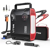 UTRAI Jstar 5 24000mAh 2000A Jump Starter + Lastik Şişirme Pompası Taşınabilir Ak&uuml; Takviye Cihazı (&Ccedil;anta + LCD Ekran + Powerb