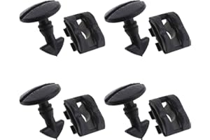 SING F LTD 4 Sets of Rear Bumper Tow Eye Cover Inserts Fasteners & Trim Turn Lock Clips Retainers DYR500010 DYF500010 Compatible with Discovery 3 4 Range Rover
