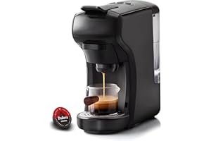 ARIPI SELECT Macchina Caffè CIALDE e CAPSULE 7 in 1 Camry – Compatibile capsule Nespresso, Lavazza A Modo Mio, Dolce Gusto, Caffè Cialde ESE 44, Lavazza Blue, Caffitaly, Caffè Macinato – Kit con 10 Capsule Omaggio