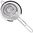 Wellehomi Fine Wire Mesh Kitchen Sieve Set 7,12,18cm with Rim - Upgraded Verison Stainless Steel Food Strainer & Sieve, Ideal for Straining Quinoa Juice Tea Jams Flour Sugar