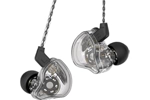 keephifi CCZ Melody in Ear Monitor HiFi IEM Auricolare In Ear Auricolare Cablato In Ear 1BA + 1DD Hifi Bass IEM Dynamic Hybrid Dual Driver Cuffie In Ear Plug per Musicisti, Bassista