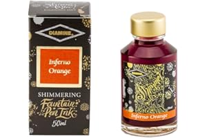 Diamine 50ml Shimmer ink Orange Inferno
